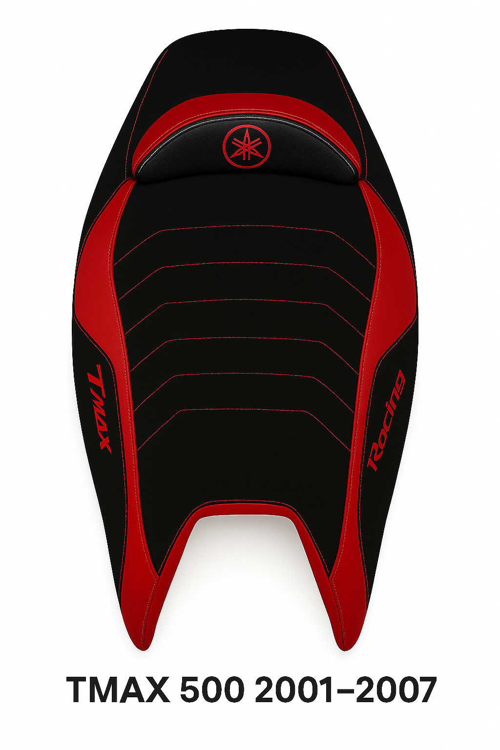 Fodera sella TMAX 500 2001–2007 – Racing rossa PabloSTmaxShop