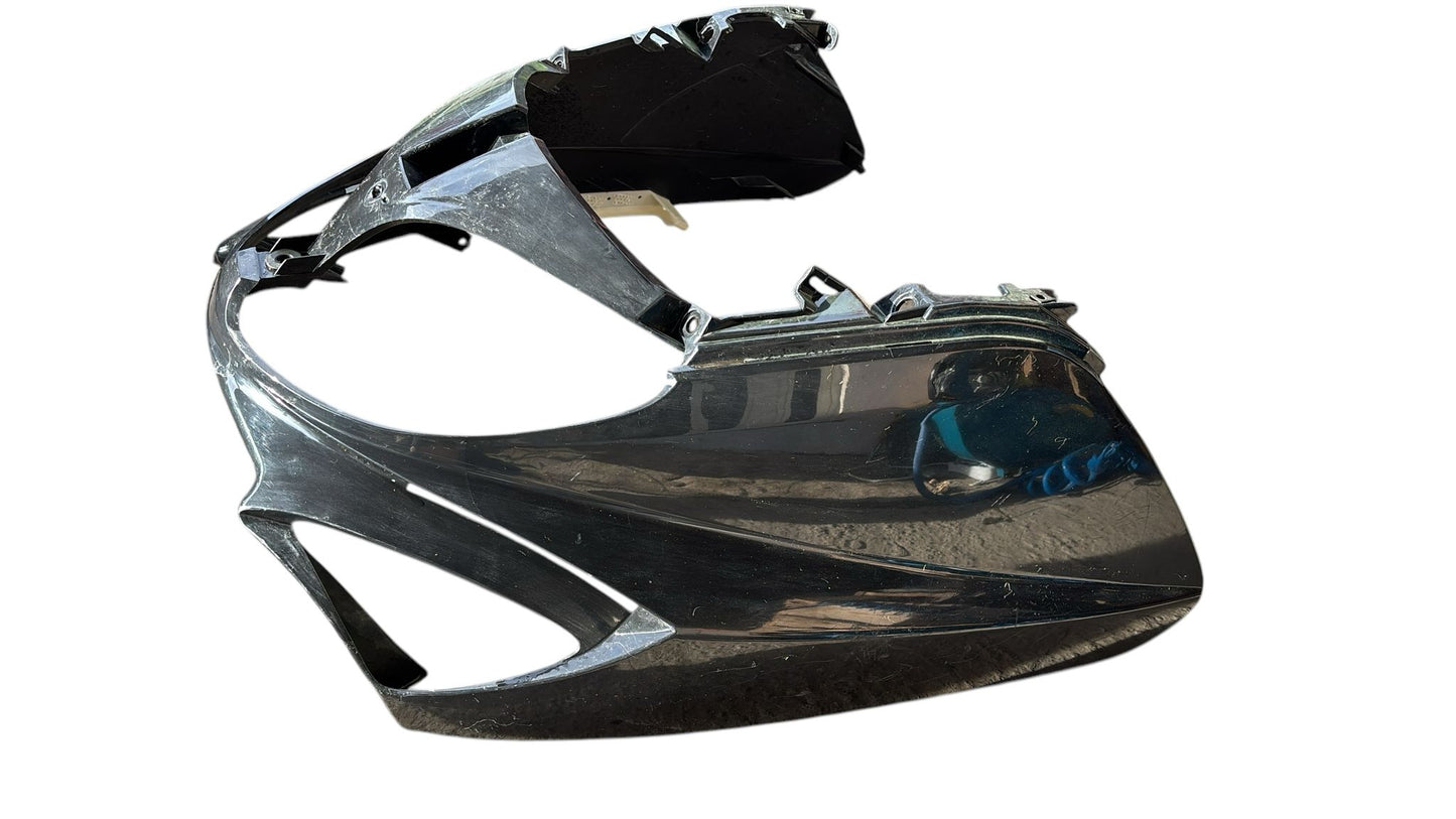 Scudo anteriore versione spot nero neutro usato Yamaha Tmax 500 2001/2002/2003/2004/2005/2006/2007