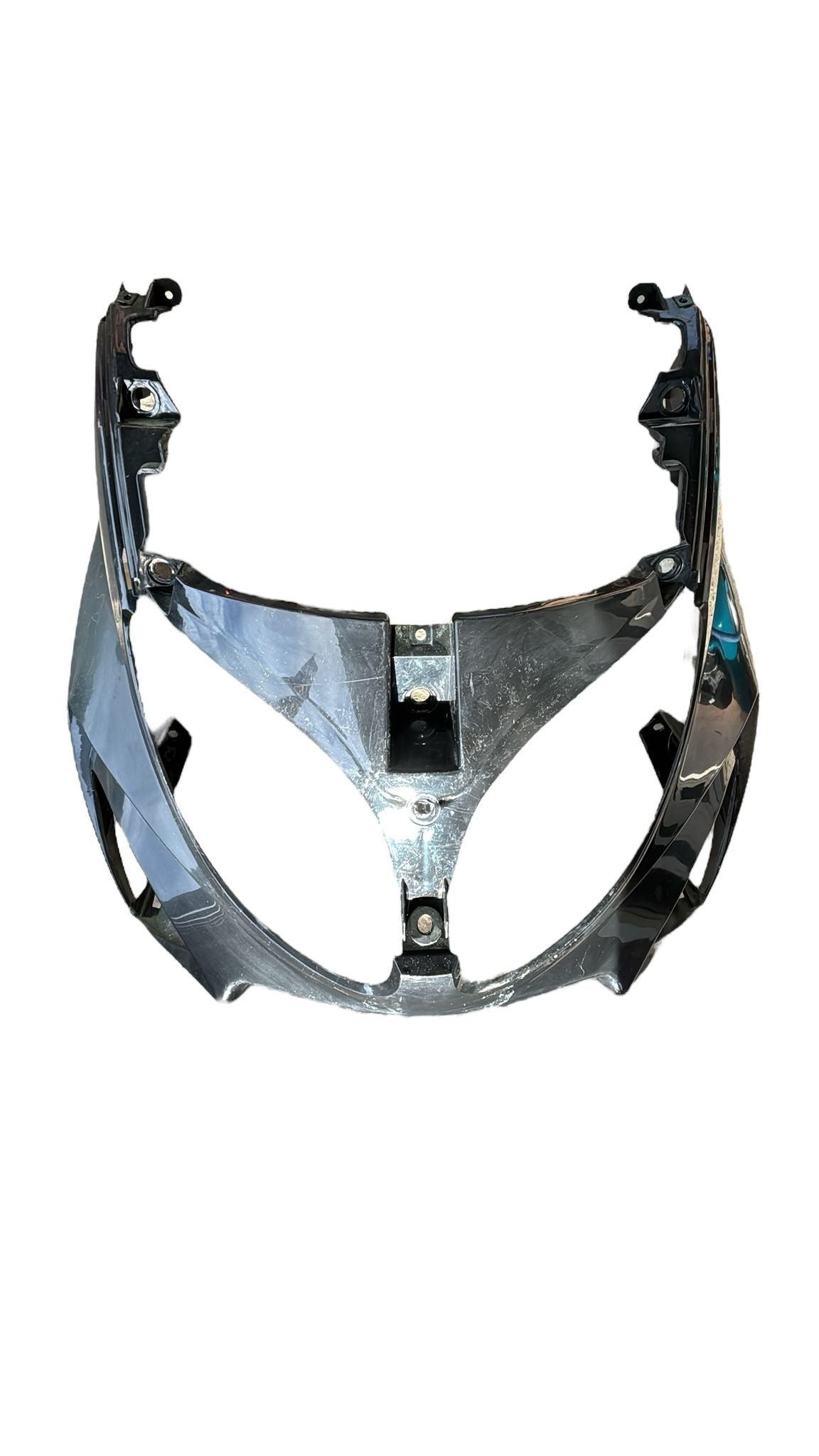 Scudo anteriore versione spot nero neutro usato Yamaha Tmax 500 2001/2002/2003/2004/2005/2006/2007