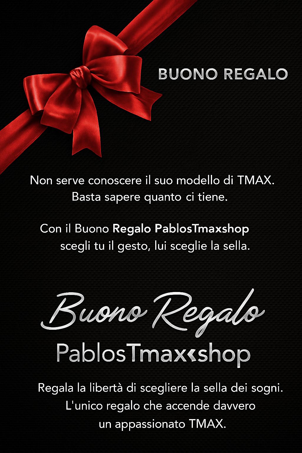 Buono Regalo PablosTmaxshop PabloSTmaxShop