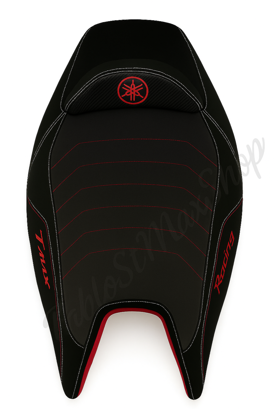 Fodera sella TMAX 500 2001–2007 – Black Edition Red Racing PabloSTmaxShop