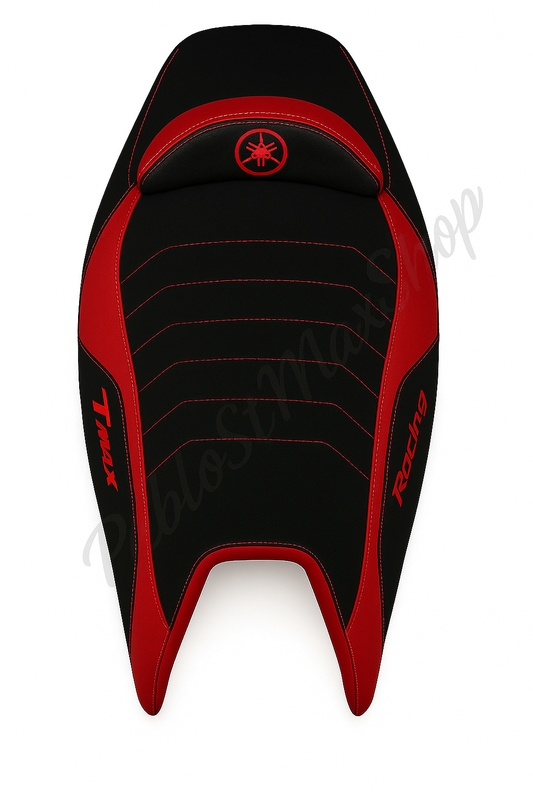 Fodera sella TMAX 500/530 2001–2007 E 2008 2016 – Racing rossa PabloSTmaxShop