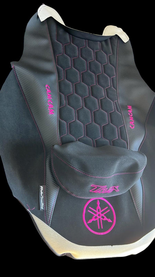 yamaha tmax fodera sella copertura rivestimento Pink PabloSTmaxShop