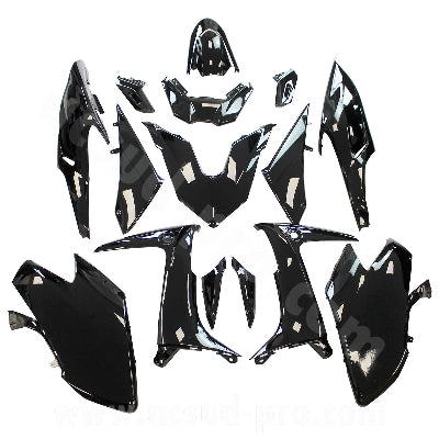 KIT CARENE 15 PEZZI CARENA YAMAHA TMAX 560CC 2020-2021 NERO LUCIDO CARENE VERSIONE TIPO ORIGINALE MADE IN TAIWAN NO CINA