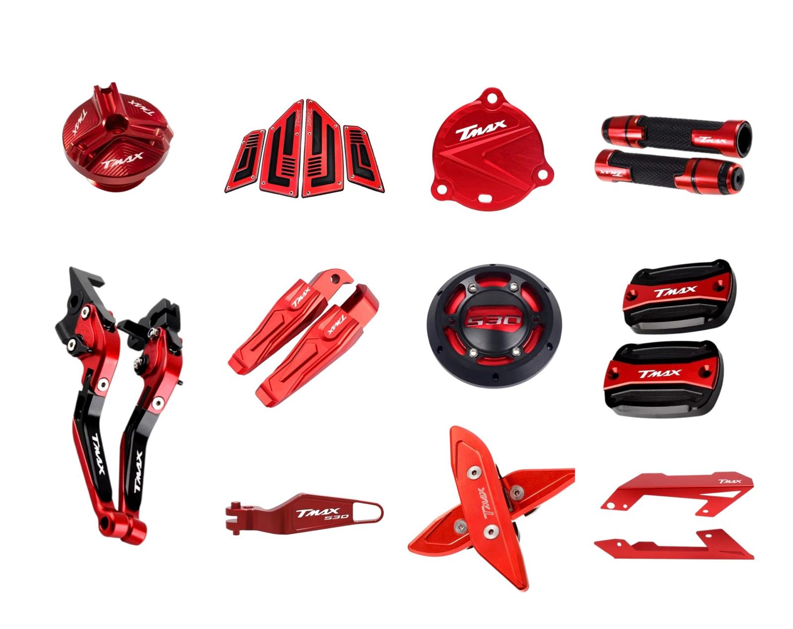 KIT ACCESSORI COLORATI YAMAHA TMAX T-MAX 530 DAL 2012 AL 2016