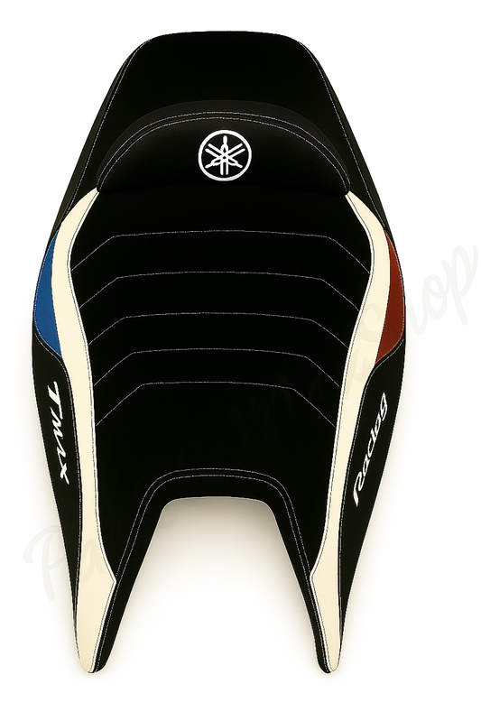 Fodera sella TMAX 500 2001–2007 – Racing tricolore Francese PabloSTmaxShop