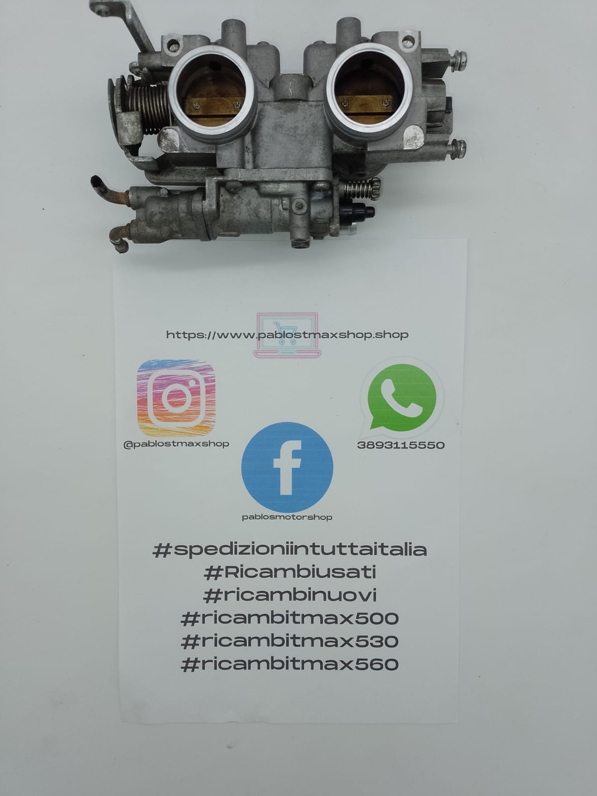 Corpo Farfallato T-MAX 530 2012/2016 59C PabloSTmaxShop